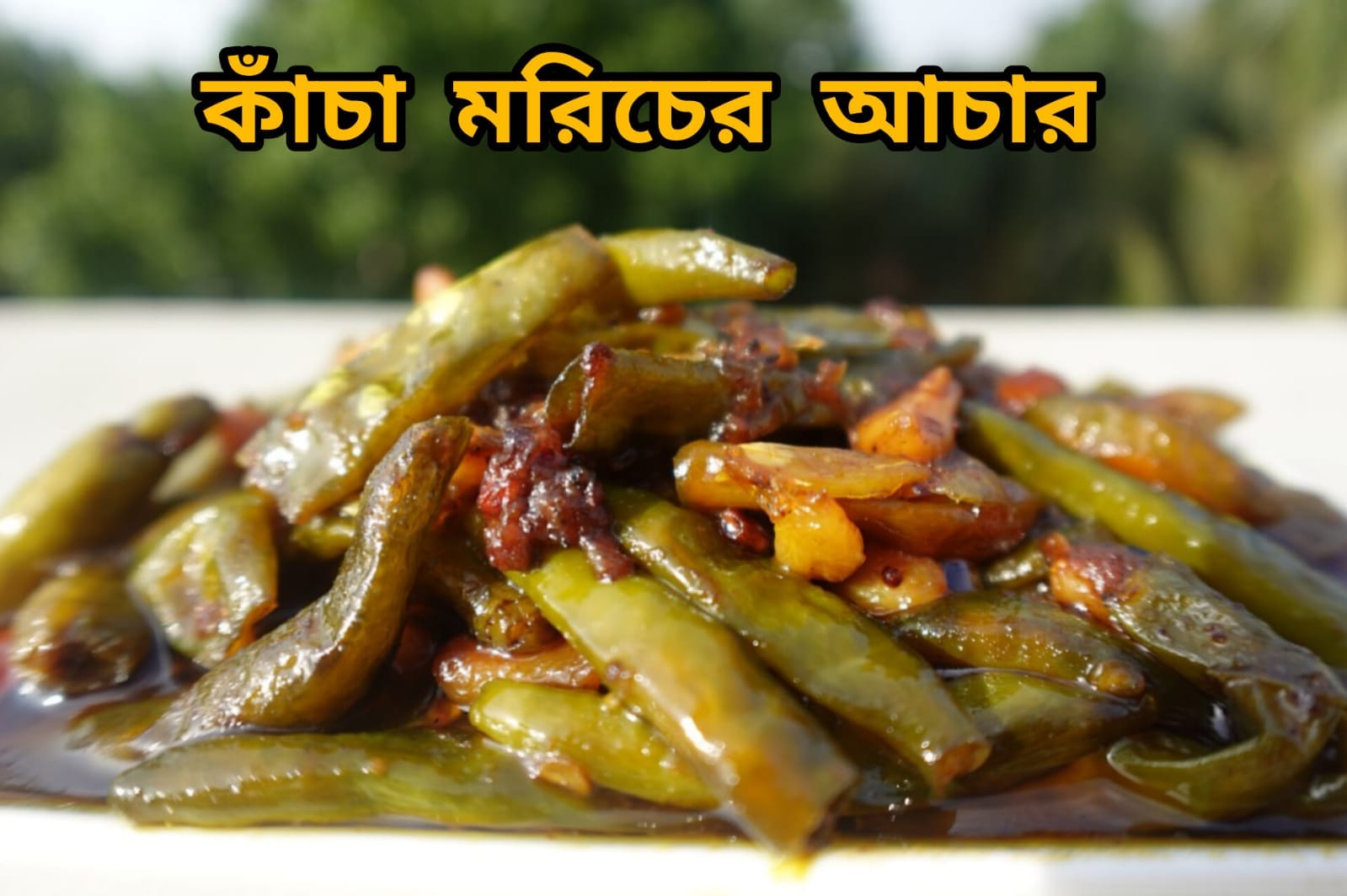 কাঁচা মরিচের আচার (500gm)